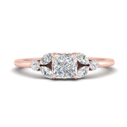 vintage-inspired-princess-cut-organic-diamond-engagement-ring-in-rose-gold-FDENR635PRR-NL-RG