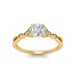 Load image into Gallery viewer, vintage-irish-knot-cushion-diamond-engagement-ring-in-yellow-gold-FD124181CUR-NL-YG.jpg
