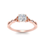 Load image into Gallery viewer, vintage-irish-knot-cushion-diamond-engagement-ring-with-orange-sapphire-in-rose-gold-FD124181CURGSAOR-NL-RG.jpg