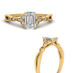Load image into Gallery viewer, vintage-irish-knot-emerald-cut-diamond-engagement-ring-in-yellow-gold-FD124181EMR-NL-YG.jpg