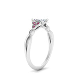 Load image into Gallery viewer, vintage-irish-knot-emerald-cut-diamond-engagement-ring-with-pink-sapphire-in-white-gold-FD124181EMRGSADRPI-NL-WG.jpg