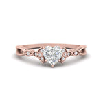 Load image into Gallery viewer, vintage-irish-knot-heart-diamond-engagement-ring-in-rose-gold-FD124181HTR-NL-RG.jpg