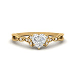 Load image into Gallery viewer, vintage-irish-knot-heart-diamond-engagement-ring-in-yellow-gold-FD124181HTR-NL-YG.jpg