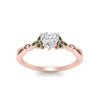 Load image into Gallery viewer, vintage-irish-knot-heart-diamond-engagement-ring-with-emerald-in-rose-gold-FD124181HTRGEMGR-NL-RG.jpg