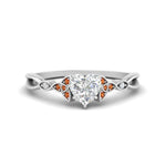 Load image into Gallery viewer, vintage-irish-knot-heart-diamond-engagement-ring-with-orange-sapphire-in-white-gold-FD124181HTRGSAOR-NL-WG.jpg