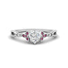 Load image into Gallery viewer, vintage-irish-knot-heart-diamond-engagement-ring-with-pink-sapphire-in-white-gold-FD124181HTRGSADRPI-NL-WG.jpg