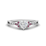 Load image into Gallery viewer, vintage-irish-knot-heart-diamond-engagement-ring-with-pink-sapphire-in-white-gold-FD124181HTRGSADRPI-NL-WG.jpg