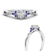 Load image into Gallery viewer, vintage-irish-knot-heart-diamond-engagement-ring-with-sapphire-in-white-gold-FD124181HTRGSABL-NL-WG.jpg