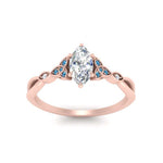 Load image into Gallery viewer, vintage-irish-knot-marquise-diamond-engagement-ring-with-blue-topaz-in-rose-gold-FD124181MQRGICBLTO-NL-RG.jpg
