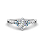 Load image into Gallery viewer, vintage-irish-knot-marquise-diamond-engagement-ring-with-blue-topaz-in-white-gold-FD124181MQRGICBLTO-NL-WG.jpg
