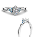 Load image into Gallery viewer, vintage-irish-knot-marquise-diamond-engagement-ring-with-blue-topaz-in-white-gold-FD124181MQRGICBLTO-NL-WG.jpg

