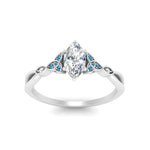 Load image into Gallery viewer, vintage-irish-knot-marquise-diamond-engagement-ring-with-blue-topaz-in-white-gold-FD124181MQRGICBLTO-NL-WG.jpg
