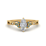 Load image into Gallery viewer, vintage-irish-knot-marquise-diamond-engagement-ring-with-blue-topaz-in-yellow-gold-FD124181MQRGICBLTO-NL-YG.jpg
