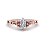 Load image into Gallery viewer, vintage-irish-knot-marquise-diamond-engagement-ring-with-pink-sapphire-in-rose-gold-FD124181MQRGSADRPI-NL-RG.jpg
