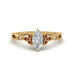Load image into Gallery viewer, vintage-irish-knot-marquise-diamond-engagement-ring-with-ruby-in-yellow-gold-FD124181MQRGRUDR-NL-YG.jpg
