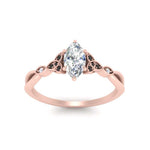 Load image into Gallery viewer, vintage-irish-knot-marquise-engagement-ring-with-black-diamond-in-rose-gold-FD124181MQRGBLACK-NL-RG.jpg
