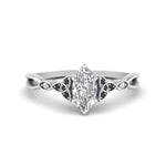 Load image into Gallery viewer, vintage-irish-knot-marquise-engagement-ring-with-black-diamond-in-white-gold-FD124181MQRGBLACK-NL-WG.jpg
