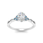 Load image into Gallery viewer, vintage-irish-knot-oval-diamond-engagement-ring-with-blue-topaz-in-white-gold-FD124181OVRGICBLTO-NL-WG.jpg
