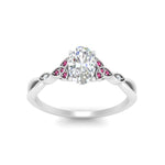 Load image into Gallery viewer, vintage-irish-knot-oval-diamond-engagement-ring-with-pink-sapphire-in-white-gold-FD124181OVRGSADRPI-NL-WG.jpg
