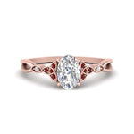 Load image into Gallery viewer, vintage-irish-knot-oval-diamond-engagement-ring-with-ruby-in-rose-gold-FD124181OVRGRUDR-NL-RG.jpg