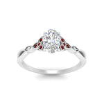 Load image into Gallery viewer, vintage-irish-knot-oval-diamond-engagement-ring-with-ruby-in-white-gold-FD124181OVRGRUDR-NL-WG.jpg