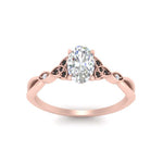 Load image into Gallery viewer, vintage-irish-knot-oval-engagement-ring-with-black-diamond-in-rose-gold-FD124181OVRGBLACK-NL-RG.jpg
