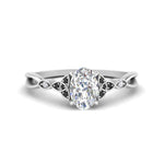 Load image into Gallery viewer, vintage-irish-knot-oval-engagement-ring-with-black-diamond-in-white-gold-FD124181OVRGBLACK-NL-WG.jpg
