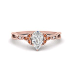 Load image into Gallery viewer, vintage-irish-knot-pear-diamond-engagement-ring-with-orange-sapphire-in-rose-gold-FD124181PERGSAOR-NL-RG.jpg
