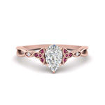 Load image into Gallery viewer, vintage-irish-knot-pear-diamond-engagement-ring-with-pink-sapphire-in-rose-gold-FD124181PERGSADRPI-NL-RG.jpg
