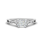 Load image into Gallery viewer, vintage-irish-knot-princess-cut-diamond-engagement-ring-in-white-gold-FD124181PRR-NL-WG.jpg
