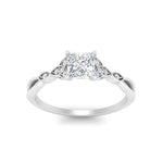 Load image into Gallery viewer, vintage-irish-knot-princess-cut-diamond-engagement-ring-in-white-gold-FD124181PRRANGLE3-NL-WG.jpg
