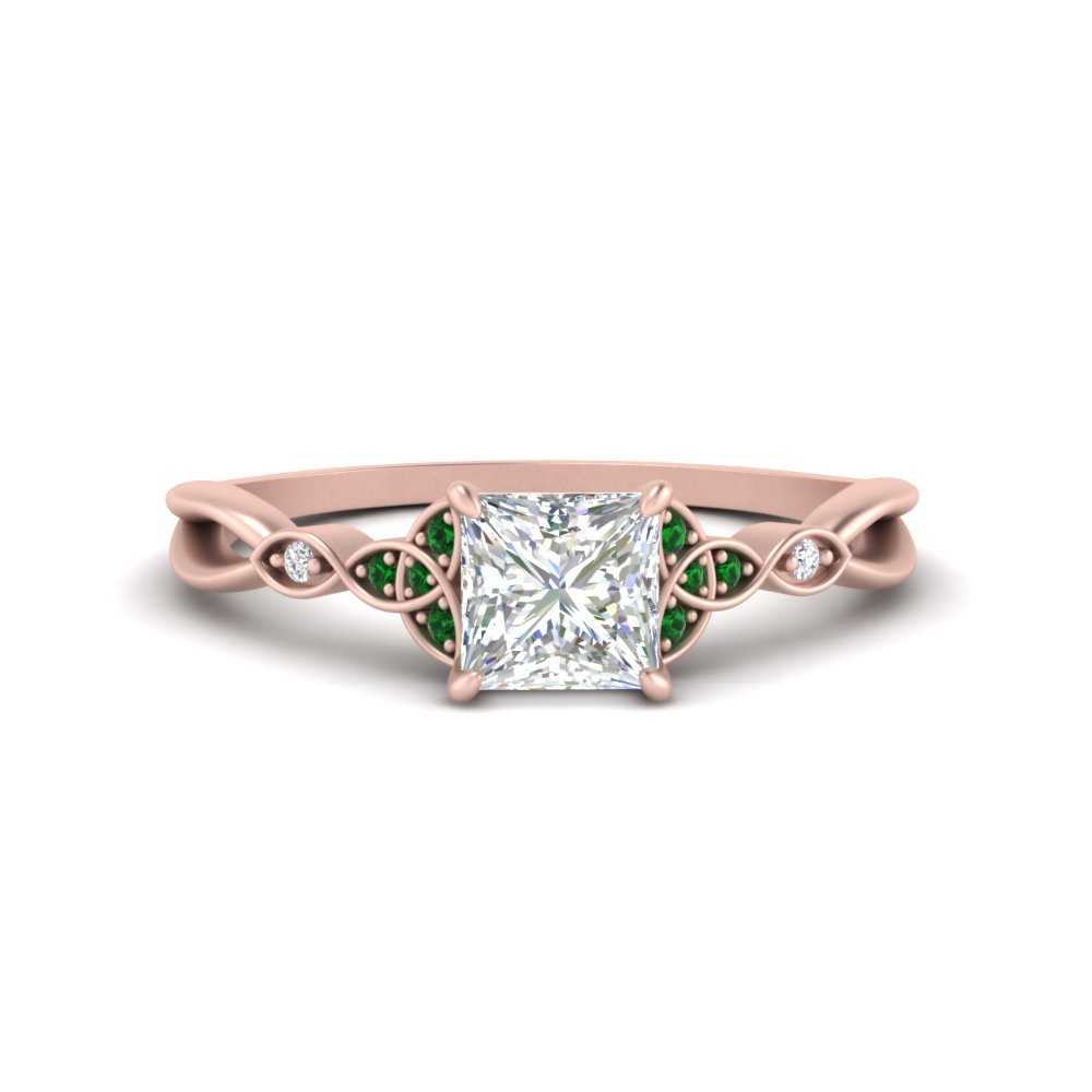 vintage-irish-knot-princess-cut-diamond-engagement-ring-with-emerald-in-rose-gold-FD124181PRRGEMGR-NL-RG.jpg