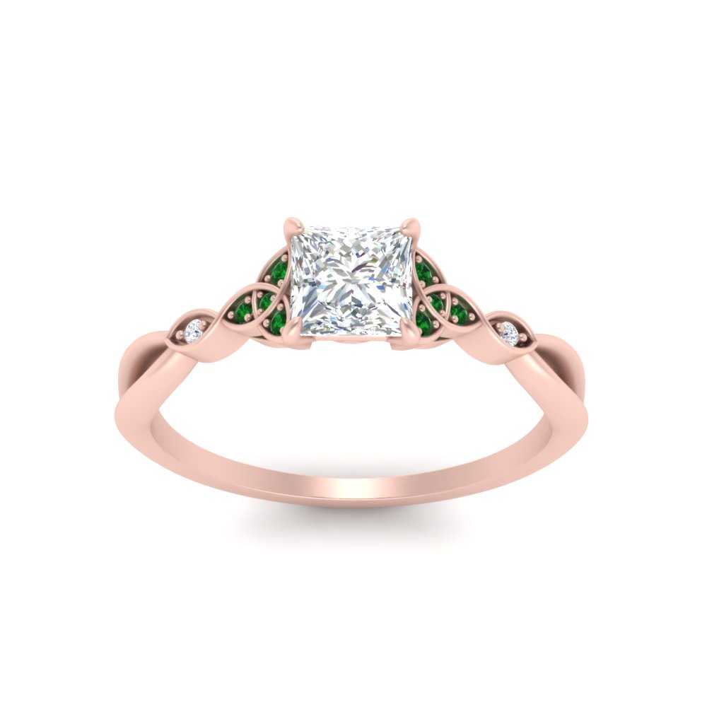 vintage-irish-knot-princess-cut-diamond-engagement-ring-with-emerald-in-rose-gold-FD124181PRRGEMGR-NL-RG.jpg