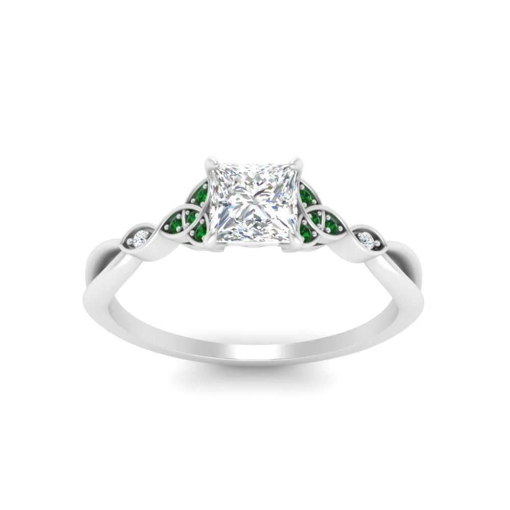 vintage-irish-knot-princess-cut-diamond-engagement-ring-with-emerald-in-white-gold-FD124181PRRGEMGR-NL-WG.jpg