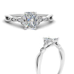 Load image into Gallery viewer, vintage-irish-knot-radiant-diamond-engagement-ring-in-white-gold-FD124181RAR-NL-WG.jpg