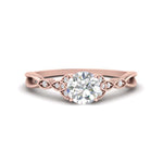 Load image into Gallery viewer, vintage-irish-knot-round-diamond-engagement-ring-in-rose-gold-FD124181ROR-NL-RG.jpg