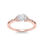 Load image into Gallery viewer, vintage-irish-knot-round-diamond-engagement-ring-in-rose-gold-FD124181ROR-NL-RG.jpg