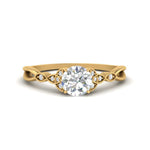 Load image into Gallery viewer, vintage-irish-knot-round-diamond-engagement-ring-in-yellow-gold-FD124181ROR-NL-YG.jpg