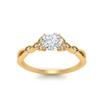 Load image into Gallery viewer, vintage-irish-knot-round-diamond-engagement-ring-in-yellow-gold-FD124181ROR-NL-YG.jpg