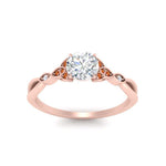 Load image into Gallery viewer, vintage-irish-knot-round-diamond-engagement-ring-with-orange-sapphire-in-rose-gold-FD124181RORGSAOR-NL-RG.jpg