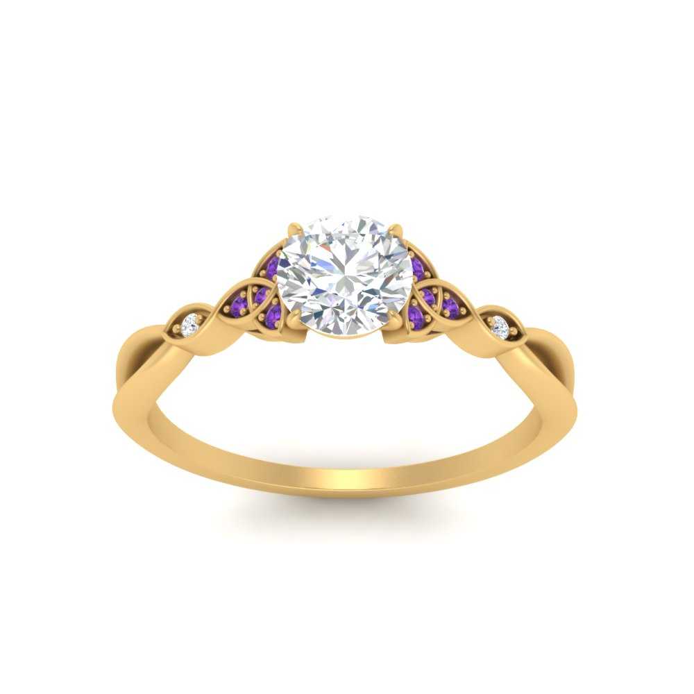 vintage-irish-knot-round-diamond-engagement-ring-with-purple-topaz-in-yellow-gold-FD124181RORGVITO-NL-YG.jpg