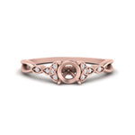 Load image into Gallery viewer, vintage-irish-knot-semi-mount-diamond-engagement-ring-in-rose-gold-FD124181SMR-NL-RG.jpg
