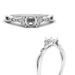 Load image into Gallery viewer, vintage-irish-knot-semi-mount-diamond-engagement-ring-in-white-gold-FD124181SMR-NL-WG.jpg
