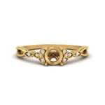 Load image into Gallery viewer, vintage-irish-knot-semi-mount-diamond-engagement-ring-in-yellow-gold-FD124181SMR-NL-YG.jpg
