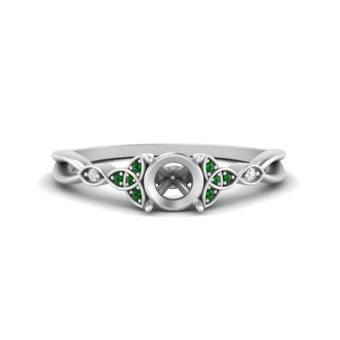 vintage-irish-knot-semi-mount-diamond-engagement-ring-with-emerald-in-white-gold-FD124181SMRGEMGR-NL-WG.jpg