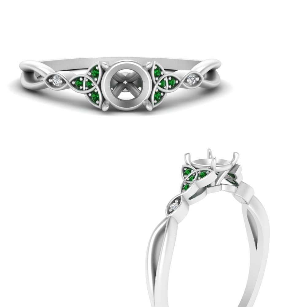 vintage-irish-knot-semi-mount-diamond-engagement-ring-with-emerald-in-white-gold-FD124181SMRGEMGR-NL-WG.jpg