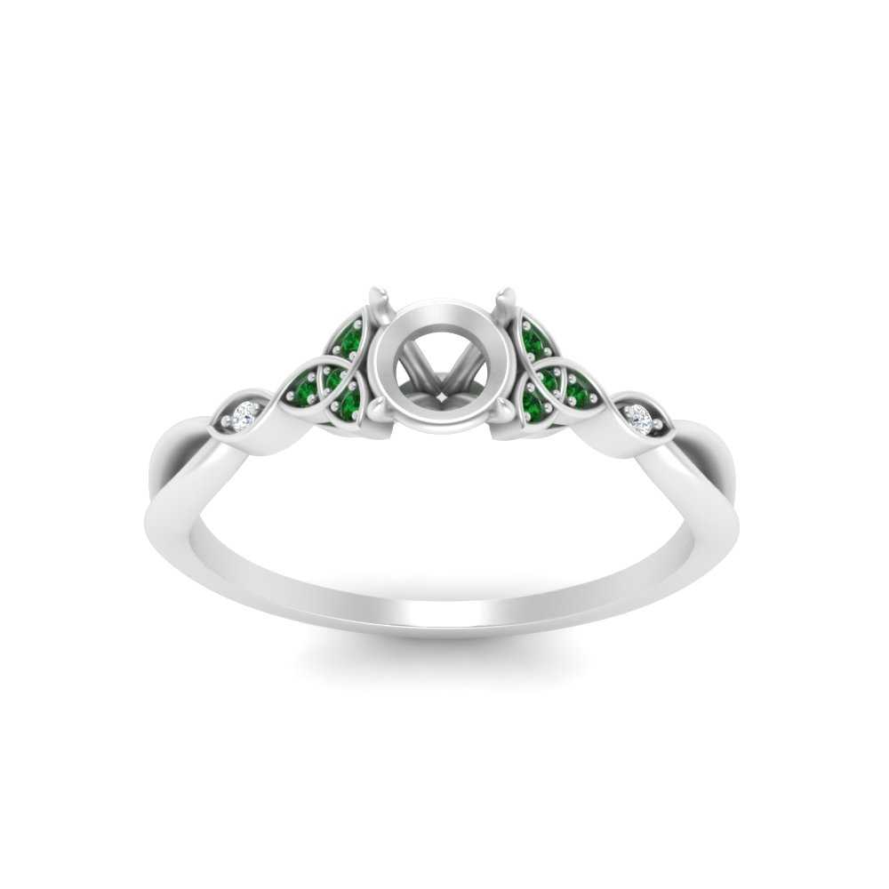 vintage-irish-knot-semi-mount-diamond-engagement-ring-with-emerald-in-white-gold-FD124181SMRGEMGR-NL-WG.jpg