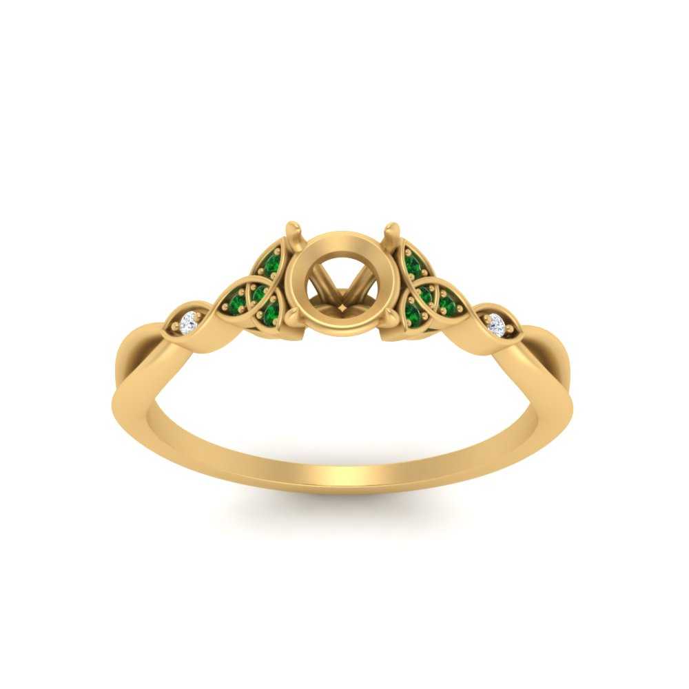 vintage-irish-knot-semi-mount-diamond-engagement-ring-with-emerald-in-yellow-gold-FD124181SMRGEMGR-NL-YG.jpg
