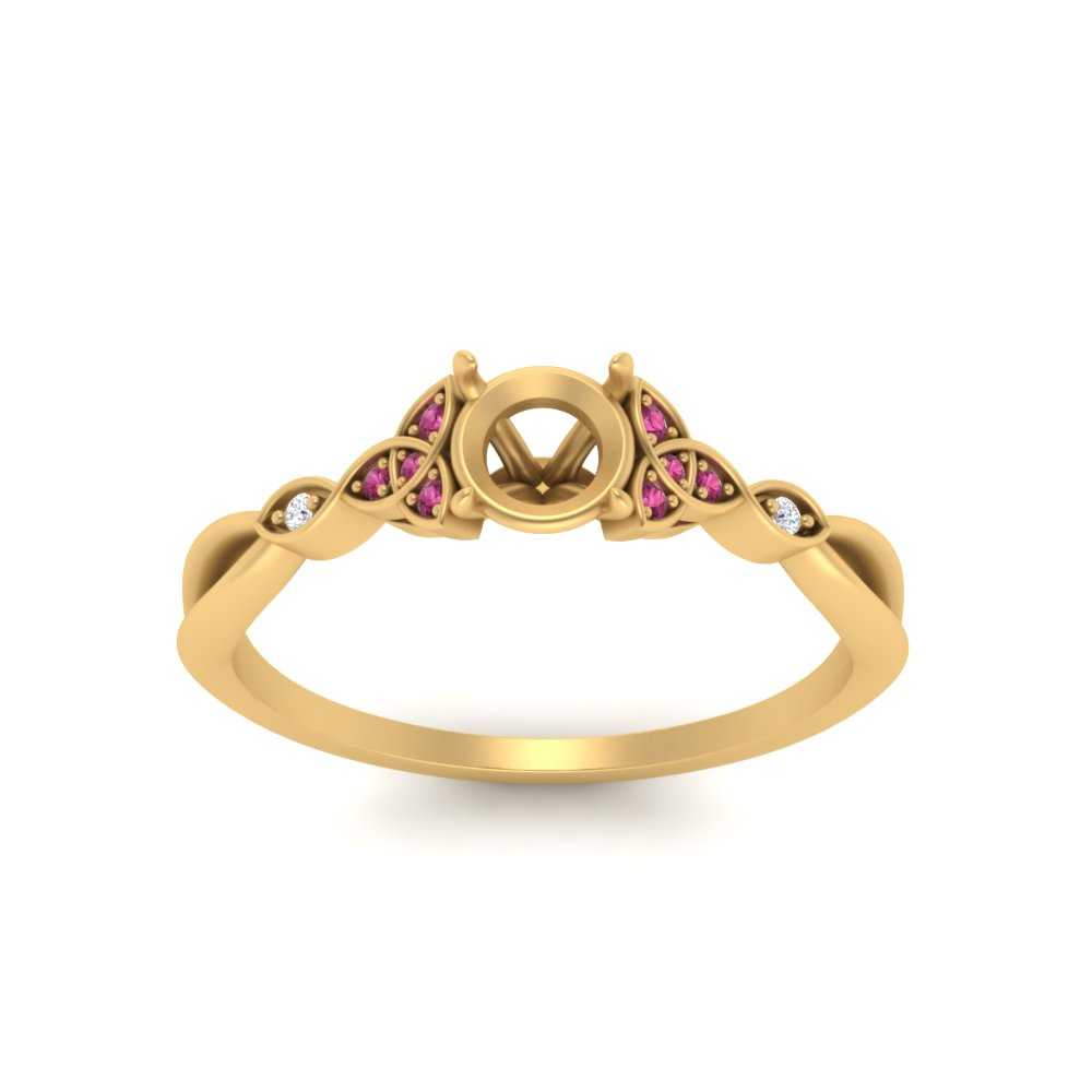 vintage-irish-knot-semi-mount-diamond-engagement-ring-with-pink-sapphire-in-yellow-gold-FD124181SMRGSADRPI-NL-YG.jpg