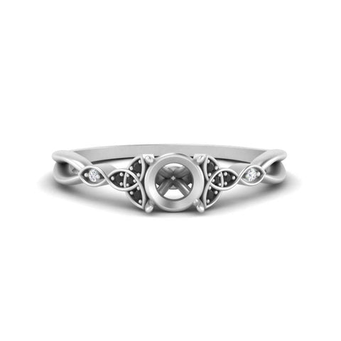 vintage-irish-knot-semi-mount-engagement-ring-with-black-diamond-in-white-gold-FD124181SMRGBLACK-NL-WG.jpg